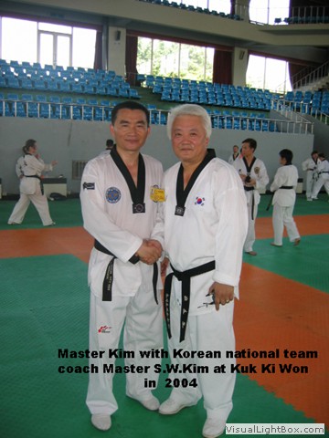 Master Kim with GM Kim